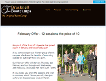 Tablet Screenshot of bracknellbootcamps.co.uk